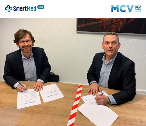 SmartMed en MCV Nederland tekenen contract